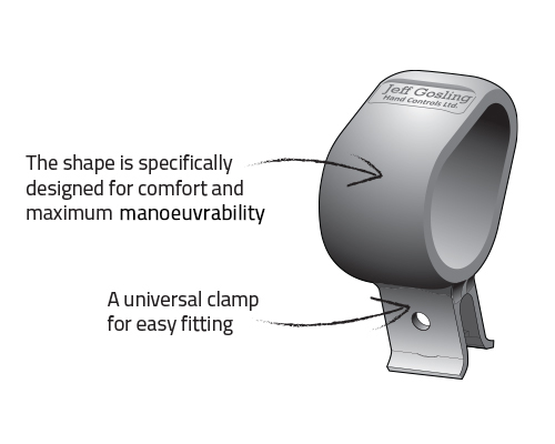 Easy Release Gearshift Pear Grip operation